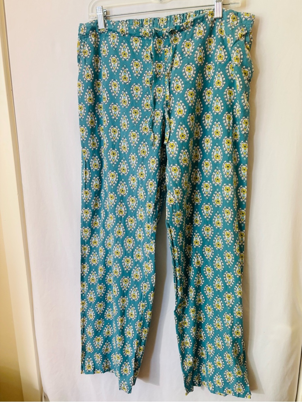 Mahogany Blue Paisley Lounge Pants Medium